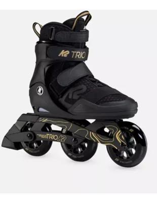 K2 Trio 110 Inline Skate (zwart / Goud) 11.0 / 44.5 Zwart / Goud