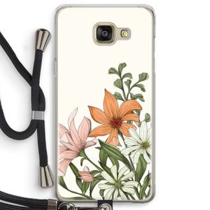 Floral bouquet: Samsung Galaxy A5 (2016) Transparant Hoesje met koord