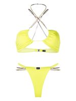 GCDS bikini à ornements en cristal - Vert