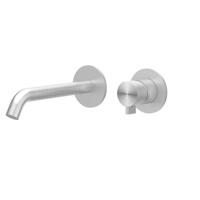 Inbouw Wastafelmengkraan IVY Tribe 2-gats Coldstart Geborsteld RVS316 IVY