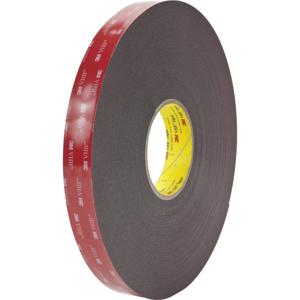 3M 5962F/1233 Dubbelzijdige tape Zwart (l x b) 33 m x 12 mm 1 stuk(s)