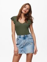 ONLY 15227187 Tanktop V-hals Mouwloos Elastaan, Viscose - thumbnail