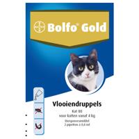 Bolfo Gold Kat Vlooiendruppels 80 (2 stuks)
