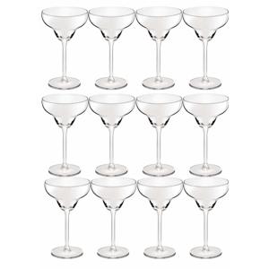 Cocktailglazen - 16x - transparant - 300 ml - Margarita - glas- glazen