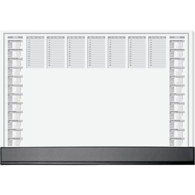 Sigel Office HO365 Bureau onderlegger 2-jaarskalender Zwart, Wit (b x h) 595 mm x 410 mm