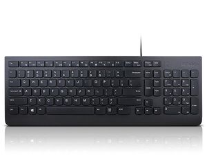 Lenovo Essential toetsenbord USB Belgisch, Brits Engels Zwart