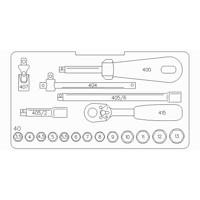 Stahlwille 83012080 EINLAGE 40/13/6 KN Plukschuiminlegstuk