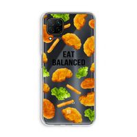 Eat Balanced: Huawei P40 Lite Transparant Hoesje