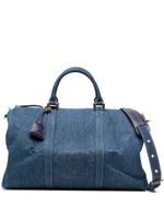 CHANEL Pre-Owned sac de voyage en jean à logo CC - Bleu