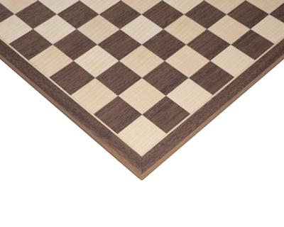 32 cm Walnoot en Esdoorn Schaakbord 32 cm Walnoot en Esdoorn Schaakbord