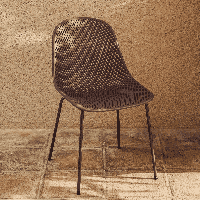 Kave Home Tuinstoel 'Quinby' kleur Bruin