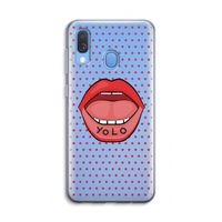 Yolo Denise: Samsung Galaxy A40 Transparant Hoesje
