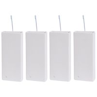 4x Witte radiator luchtbevochtigers 20 cm