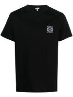 LOEWE t-shirt en coton à logo brodé - Noir