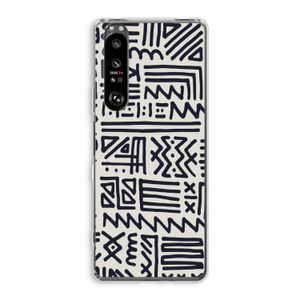 Marrakech print: Sony Xperia 1 III Transparant Hoesje
