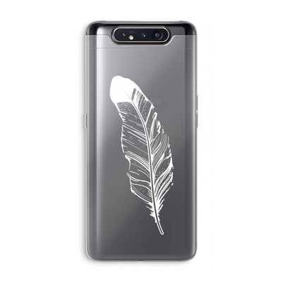 Pluim: Samsung Galaxy A80 Transparant Hoesje