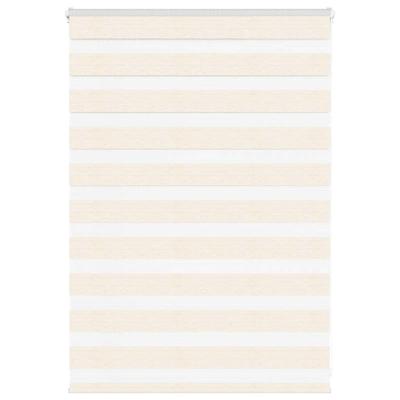 VidaXL Zebra rolgordijn 110x100 cm stofbreedte 105,9 cm marmerbeige