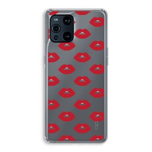 Lips: Oppo Find X3 Transparant Hoesje