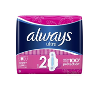 Always Always Maandverband Ultra Super Plus With Wings - 8 Stuks