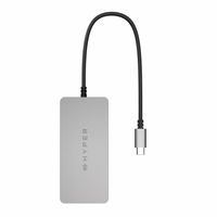 HYPER HDMB2 interface hub USB 3.2 Gen 1 (3.1 Gen 1) Type-C 5000 Mbit/s Roestvrijstaal - thumbnail