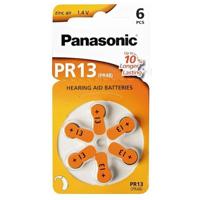 Panasonic PR13 (PR48) gehoorapparaat batterijen, 6 stuks