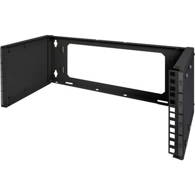 Digitus DN-19 PB-4U-SW Wandmontage patchhouder (b x h x d) 505 x 195 x 250 mm 4 HE Zwart (RAL 9005)