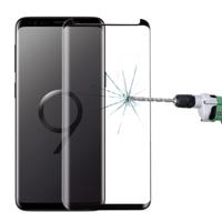 Voor Galaxy S9 PLUS 0 33 mm 9H oppervlaktehardheid 3D gebogen rand anti-kras niet-volledig scherm HD volledig zelfklevende glas Screen Protector (zwar