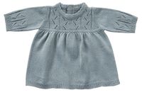 byAstrup poppenjurkje gebreid 50 cm blauw - thumbnail