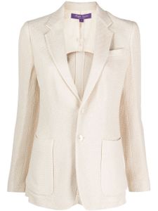 Ralph Lauren Collection blazer Hailey à design tressé - Tons neutres