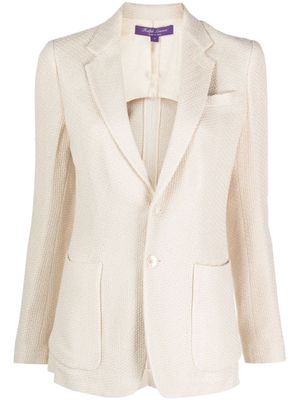 Ralph Lauren Collection blazer Hailey à design tressé - Tons neutres