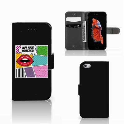 Apple iPhone 6 | 6s | Wallet Case | met Pasjes | Popart Princess Apple iPhone 6 | 6s | Wallet Case | met Pasjes | Popart Princess