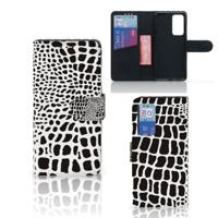 Huawei P40 | Telefoonhoesje | Met pasjeshouder | Slangenprint