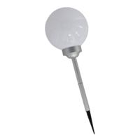 Gerimport Solar tuinlamp/prikspot grote bol - op zonne-energie - H56 cm - tuinverlichting
