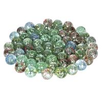 Concorde decoratie knikkers - 80x stuks - mix-kleuren - van glas