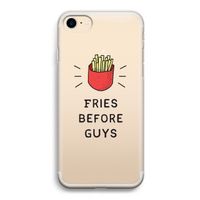 Fries before guys: iPhone 7 Transparant Hoesje