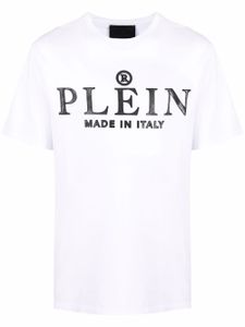 Philipp Plein t-shirt Made in Italy à logo imprimé - Blanc