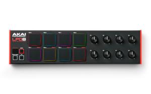 Akai LPD8 MKII MIDI toetsenbord 8 toetsen USB Zwart, Rood