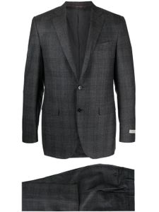 Canali costume en laine à patch logo - Gris