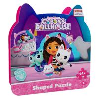 Gabby&apos;s Poppenhuis Shaped Puzzel, 24st.