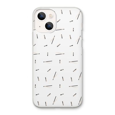 Hipster stripes: iPhone 13 Transparant Hoesje