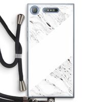 Biggest stripe: Sony Xperia XZ1 Transparant Hoesje met koord Biggest stripe: Sony Xperia XZ1 Transparant Hoesje met koord