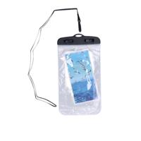 Bellatio Design Telefoonhoesje - transparant - kunststof - 21 x 11,5 cm - waterdicht