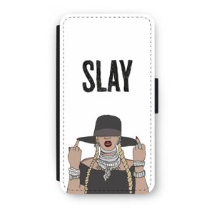 Slay All Day: iPhone XS Flip Hoesje
