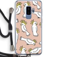 Papegaai: Samsung Galaxy S9 Plus Transparant Hoesje met koord
