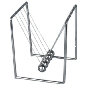 Newton cradle - Newton Pendel - 5 balanceerballen - 15 x 14 cm