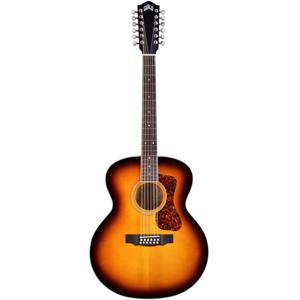 Guild F-2512E Deluxe Maple Antique Burst 12-snarige elektrisch-akoestische westerngitaar