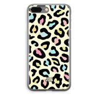 Leopard pattern: iPhone 8 Plus Transparant Hoesje - thumbnail