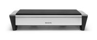 Brabantia schotelwarmer met 2 kaarsjes matt steel - thumbnail