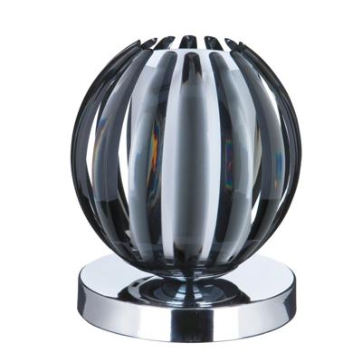 Searchlight TafellampClaw 14cm chroom met smoke glas - EU1811SM