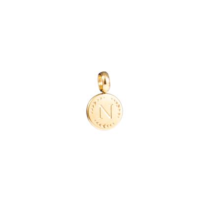 Go Dutch Label Letter N Kettinghanger Goud